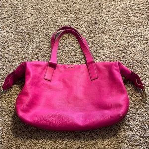 Leather fossil bag